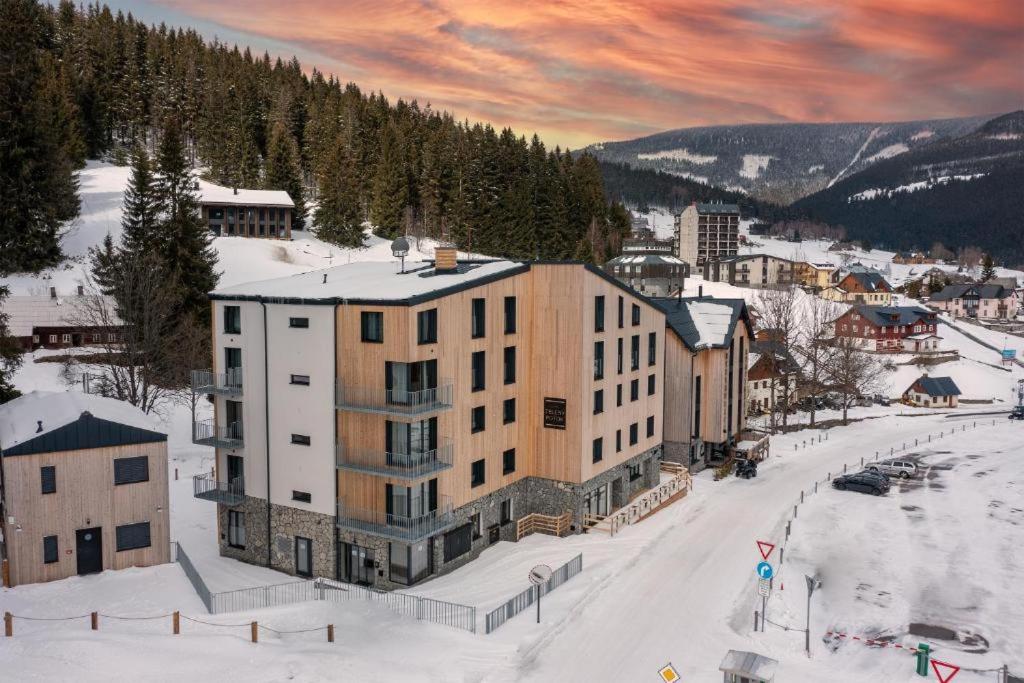 Hotel Zelený potok v zimě