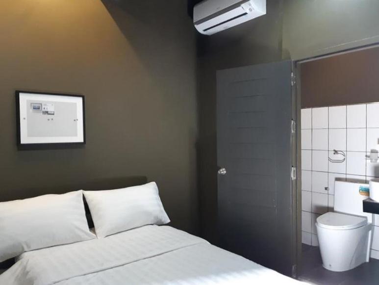 Koupelna v ubytování Capsule Hostel Chiangkhan