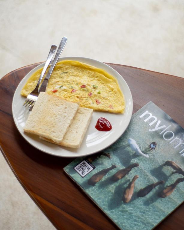 Jídlo v hostelu nebo okolí