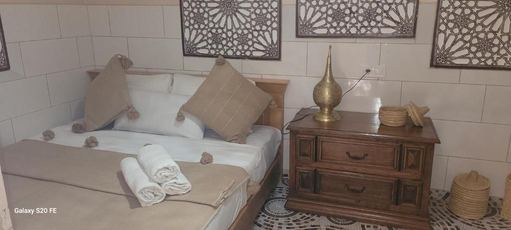 Posezení v ubytování Surf Riad Taghazout