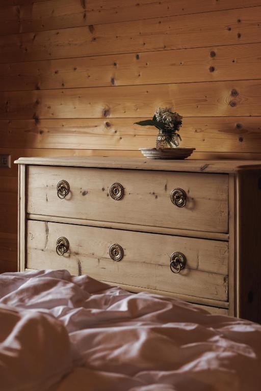 Postel nebo postele na pokoji v ubytování Alpen-Chalet-Pankraz
