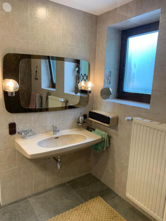 Koupelna v ubytování Ferienwohnung Walker