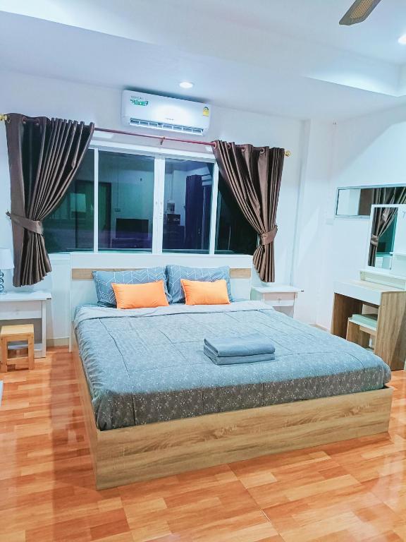 Postel nebo postele na pokoji v ubytování Marie Guest House B5 No Seaview
