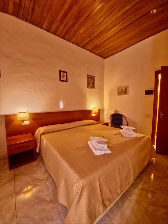 Postel nebo postele na pokoji v ubytování Hotel Azzurra