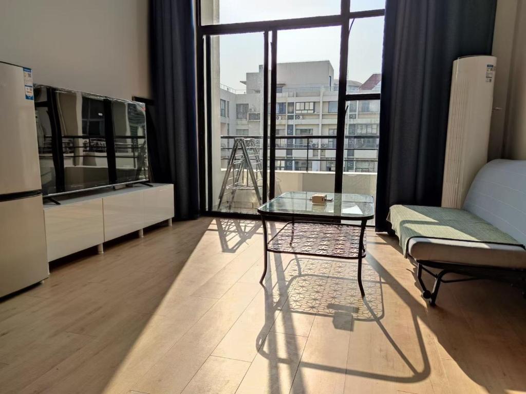 Posezení v ubytování iNestin Shanghai Apt Xinjinqiao Road