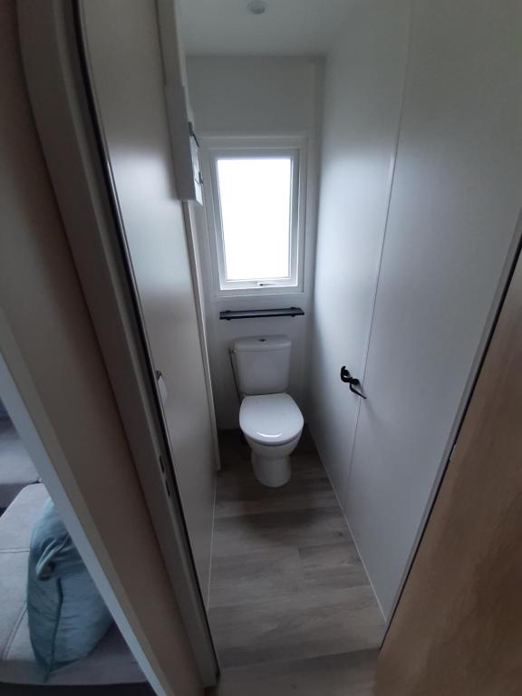 Koupelna v ubytování Mobil home