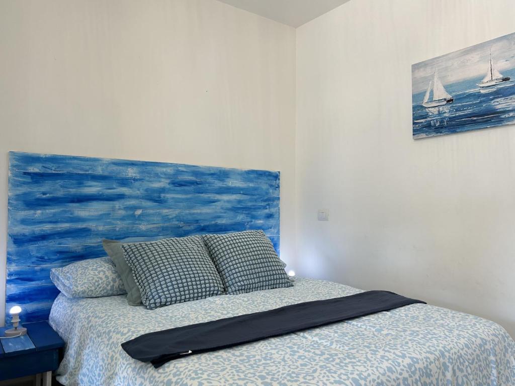 Postel nebo postele na pokoji v ubytování Alloggio Agropoli 28