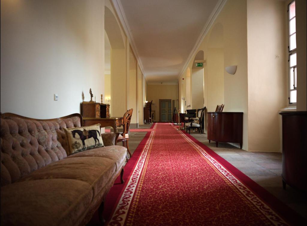 Posezení v ubytování Schloss Oppurg