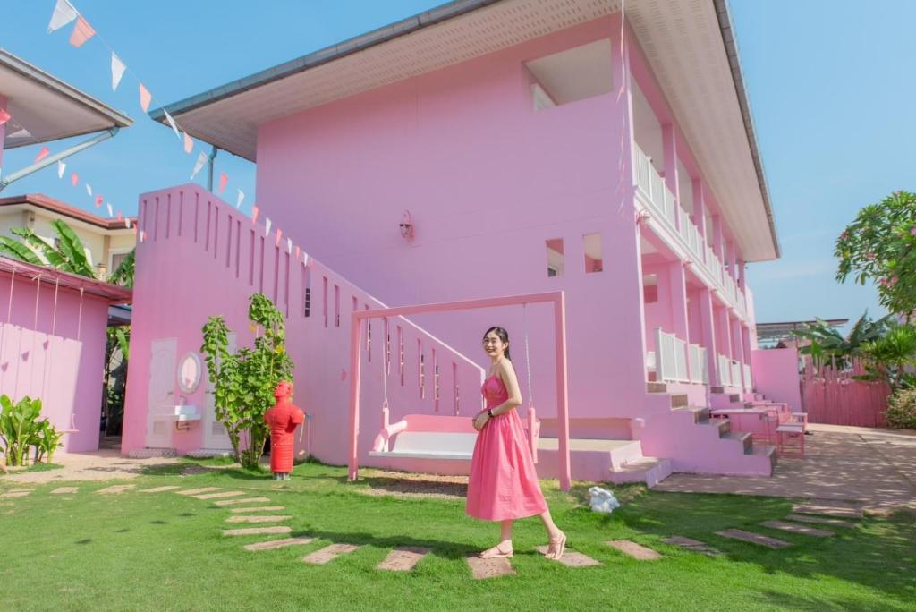 Hosté ubytování บ้านพวงชมพูเกาะล้าน