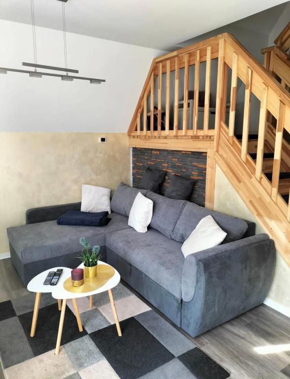 Posezení v ubytování Ferienhaus Joschko