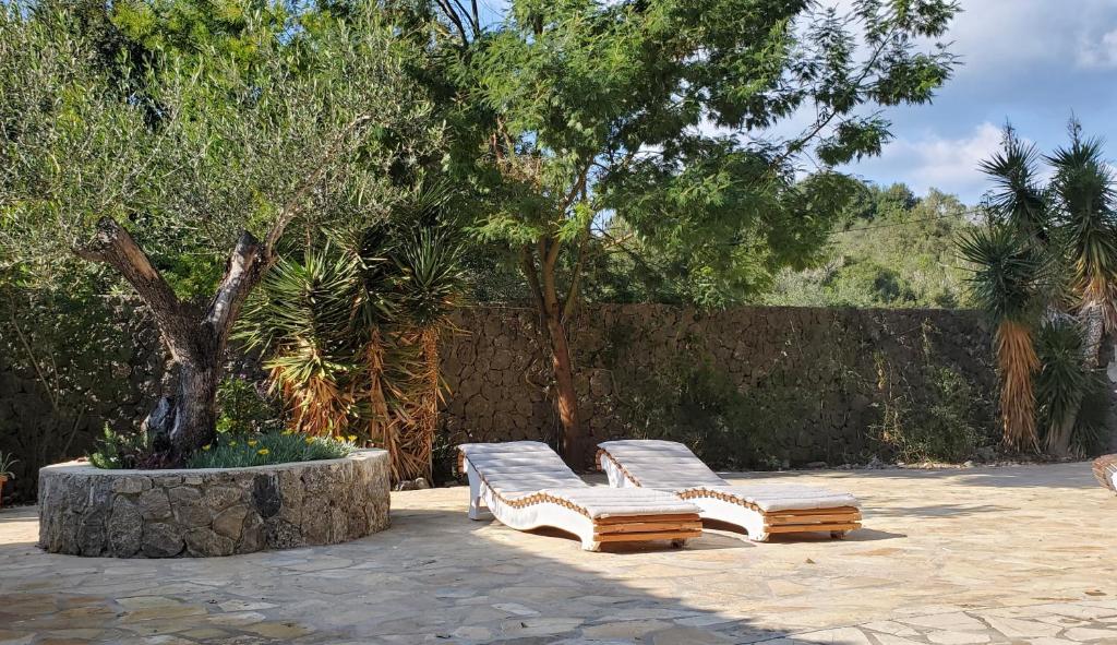 Zahrada ubytování Villa Stefania