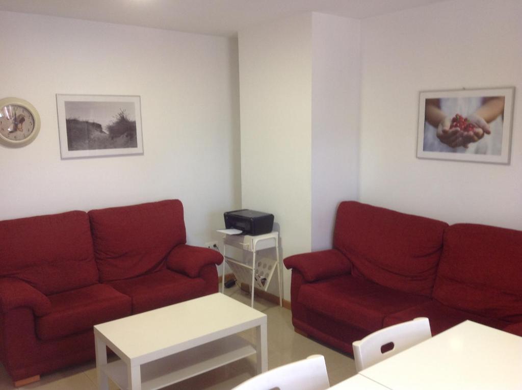 Posezení v ubytování Hostal Las Eras