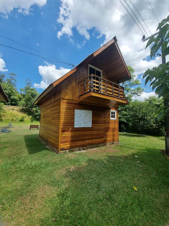 Hotel, Pousada e camping Recanto Nativo Caibi - 小木屋