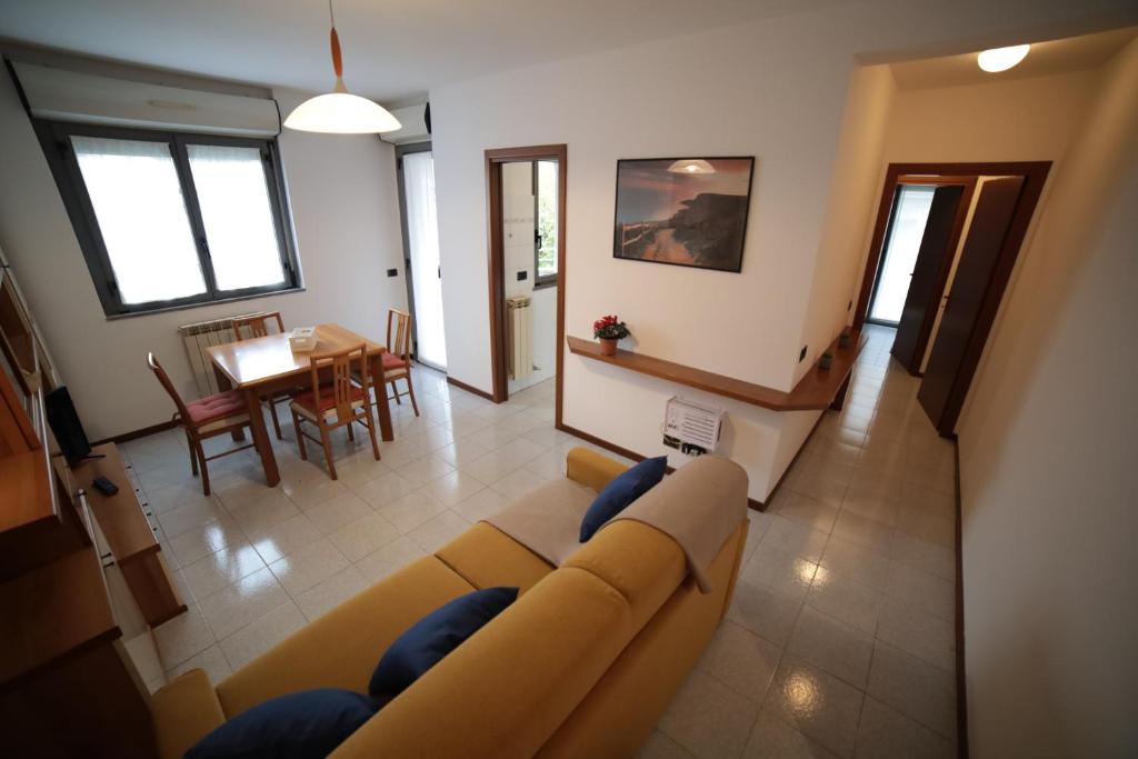 Posezení v ubytování La casa di Dany e Laura