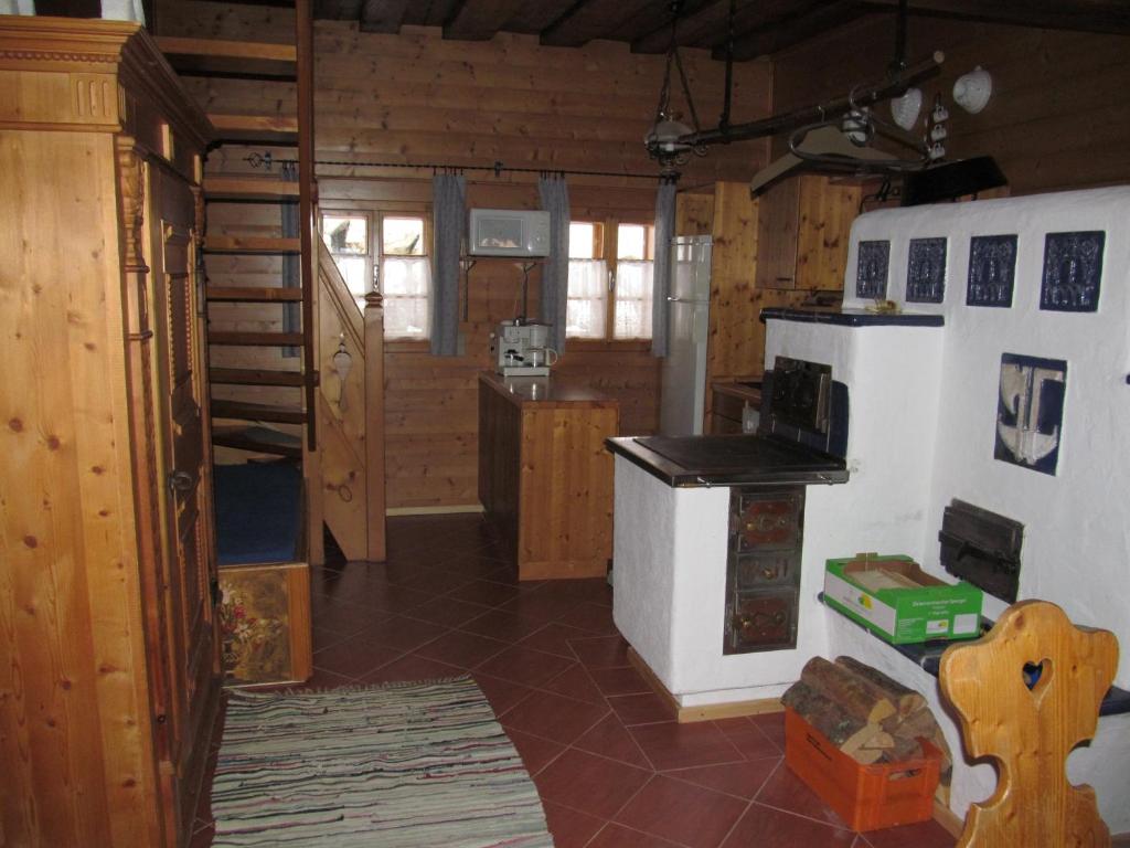 Kuchyň nebo kuchyňský kout v ubytování Ferienhaus Anna