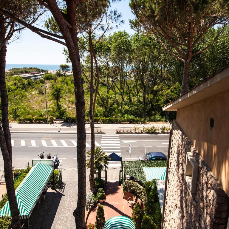 Balkón nebo terasa v ubytování Hotel Il Cavaliere Nero