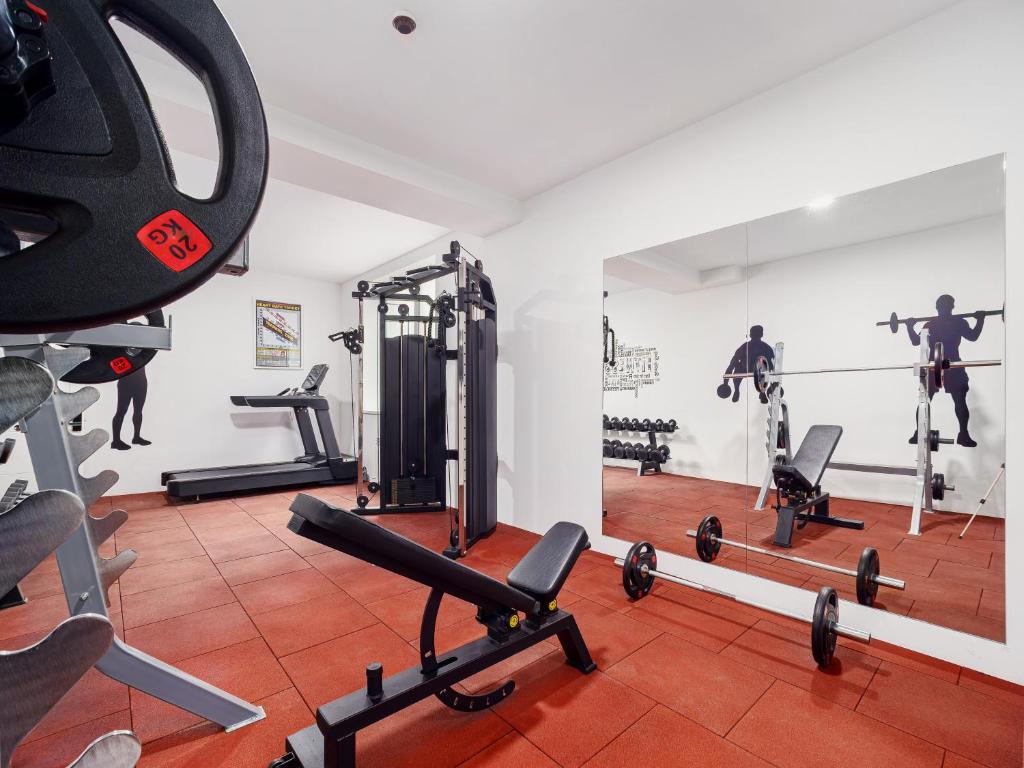 Fitness centrum a/nebo fitness zařízení v ubytování TA Collection Hotel