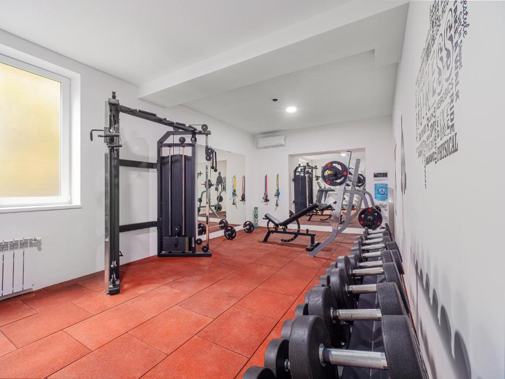 Fitness centrum a/nebo fitness zařízení v ubytování TA Collection Hotel