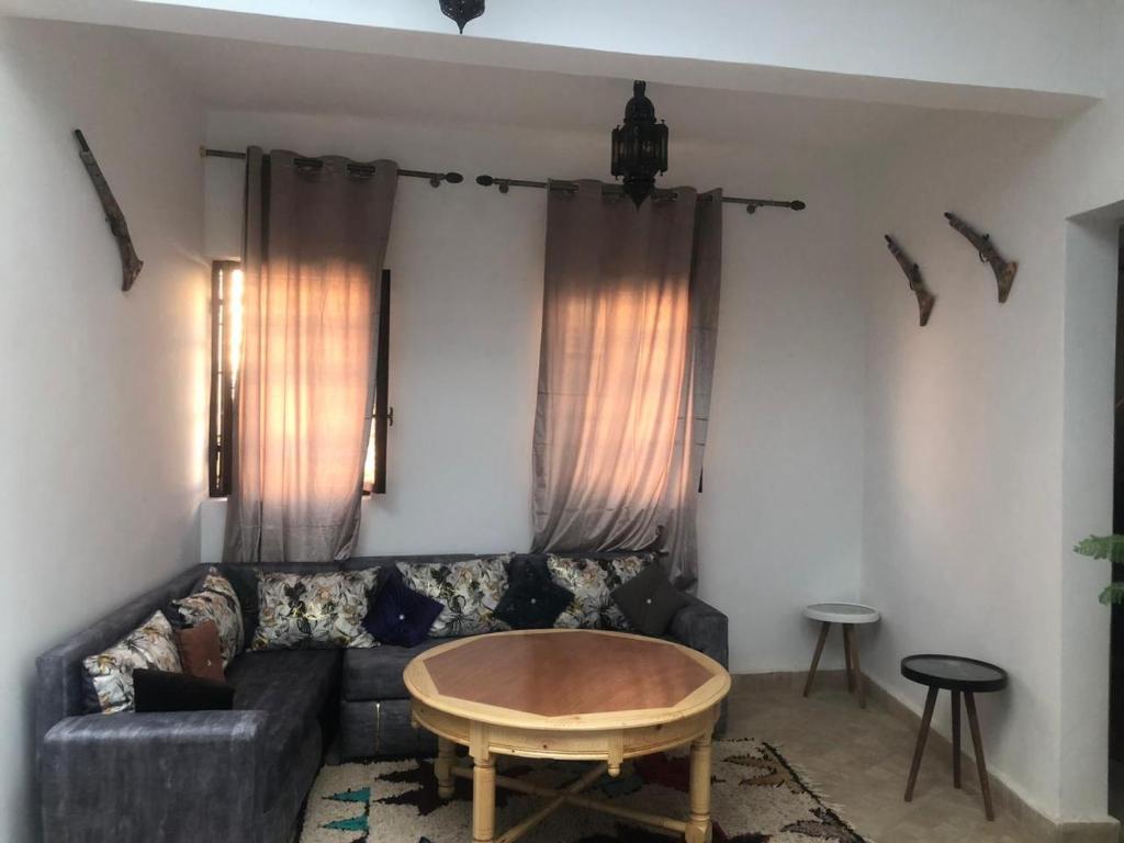 Posezení v ubytování Riad Nomad House Marrakech
