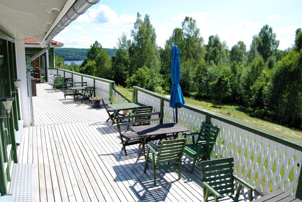 Balkón nebo terasa v ubytování Tingvall B&B Eco-Lodge