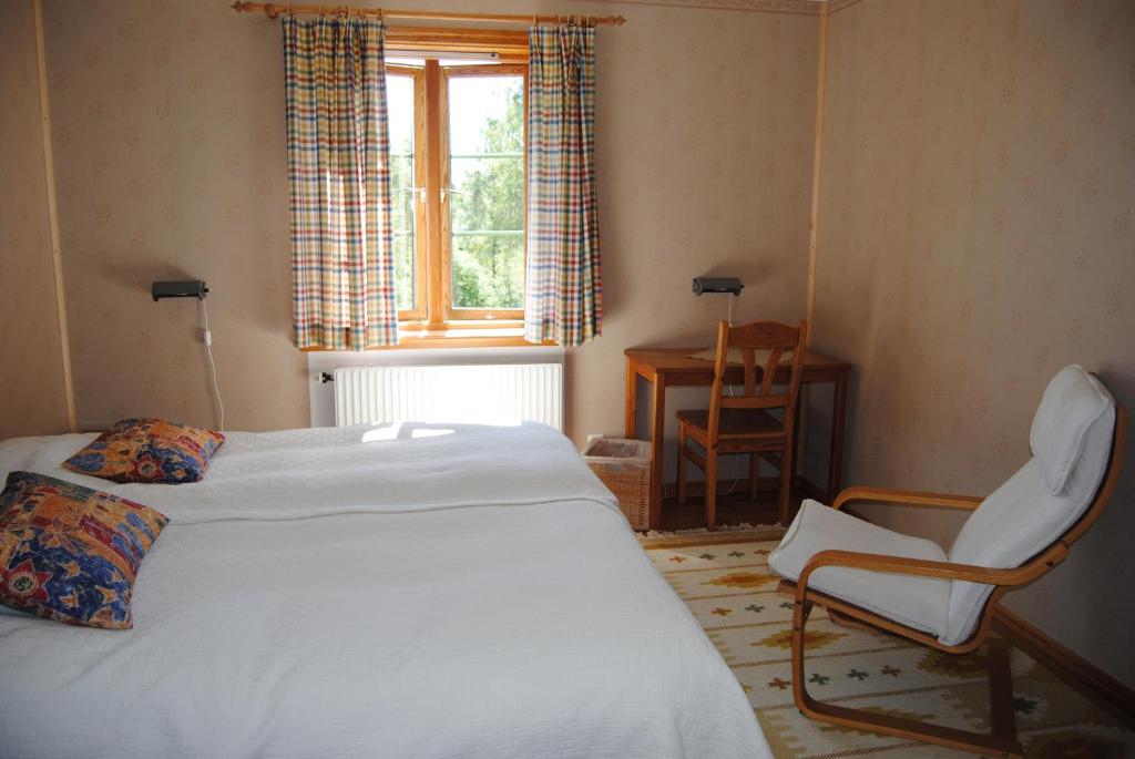 Postel nebo postele na pokoji v ubytování Tingvall B&B Eco-Lodge