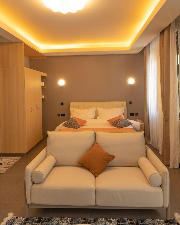 Postel nebo postele na pokoji v ubytování Sumix Hotel
