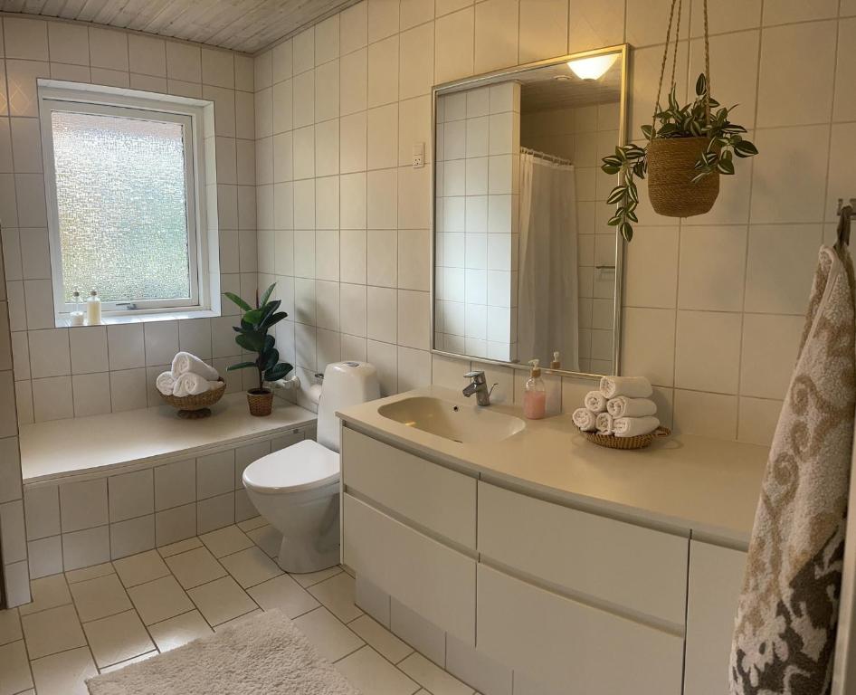 Koupelna v ubytování Villa Hygge