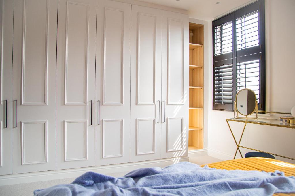 The Luxury Fulham Townhouseにあるベッド