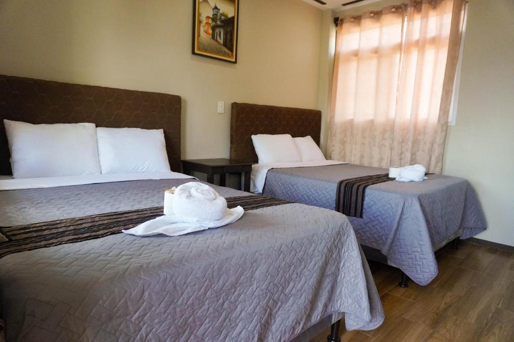 Posada Rabin Ajaw - Chambre Lits Jumeaux Avec Salle De Bains Privative