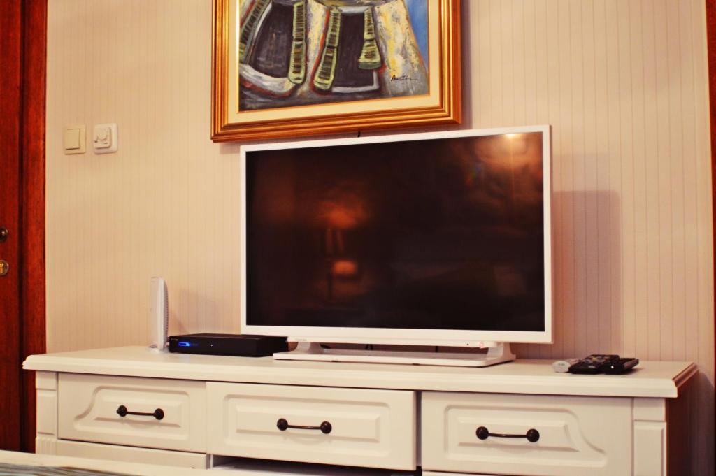 TV a/nebo společenská místnost v ubytování Dimora Picco Bello