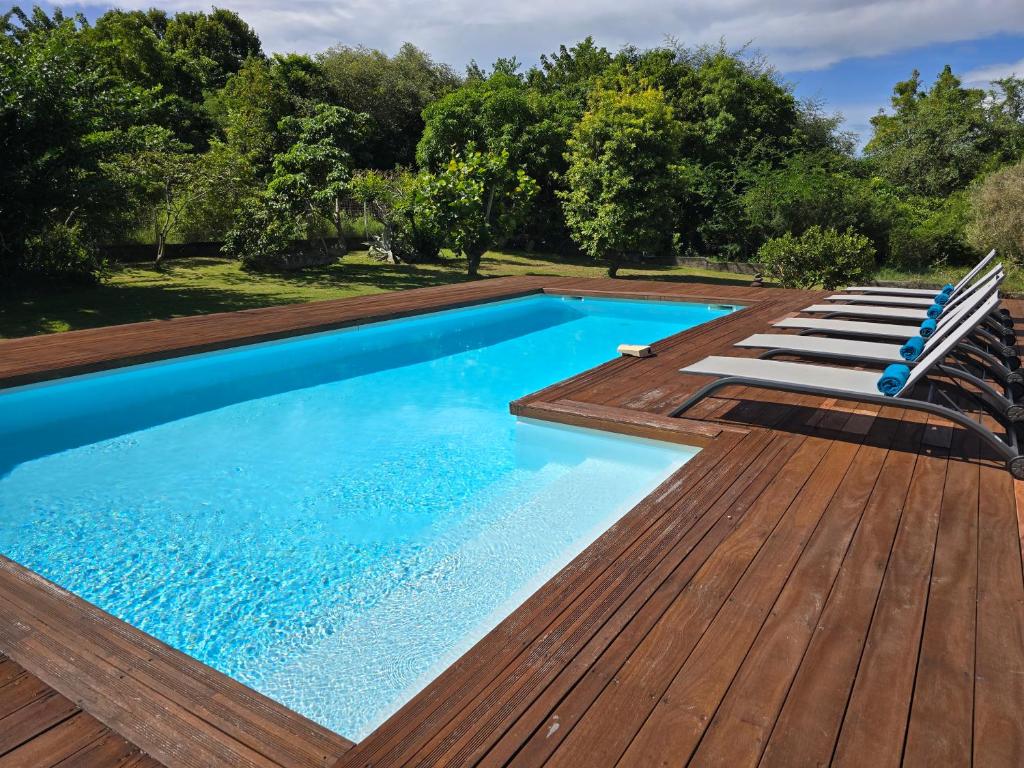 La pileta dentro o cerca de Villa Spa