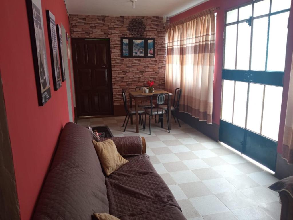 Posezení v ubytování Casa Hospedaje