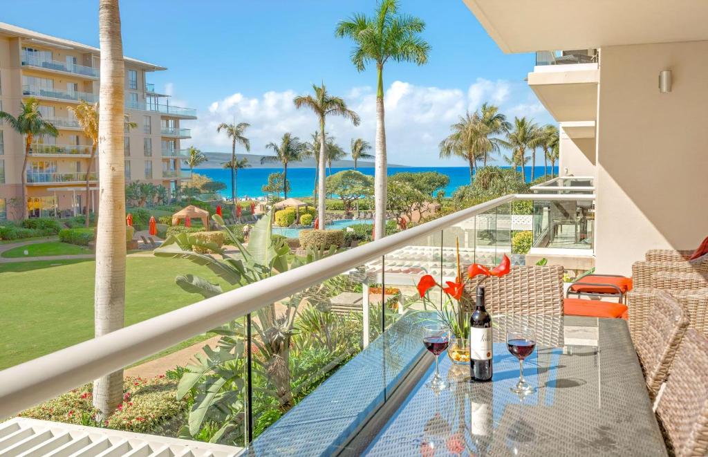 Balkón nebo terasa v ubytování Honua Kai Resort And Spa By Maui Resort Rentals