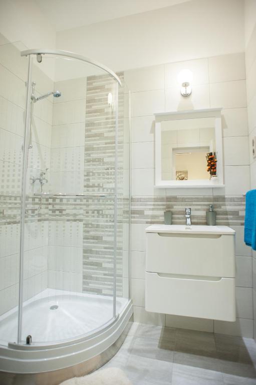 Kúpeľňa v ubytovaní All In Apartman II.