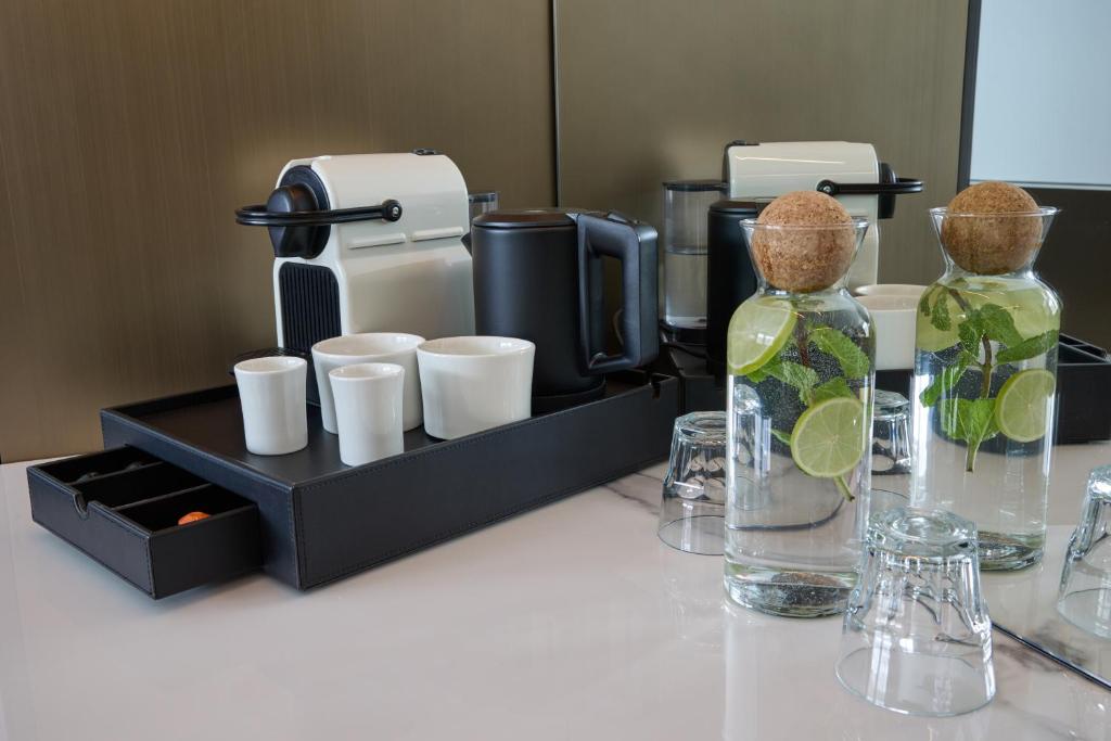 Nápoje v ubytování Hotel Pestera Wellness & Spa