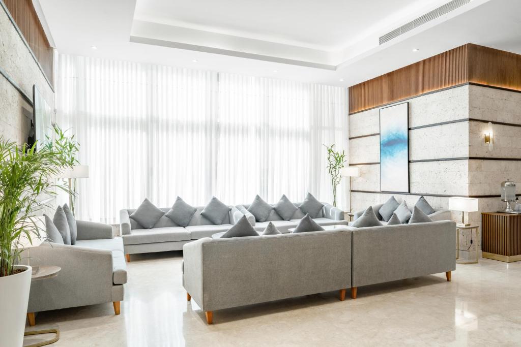 Posezení v ubytování Elaf Qinwan Hotel