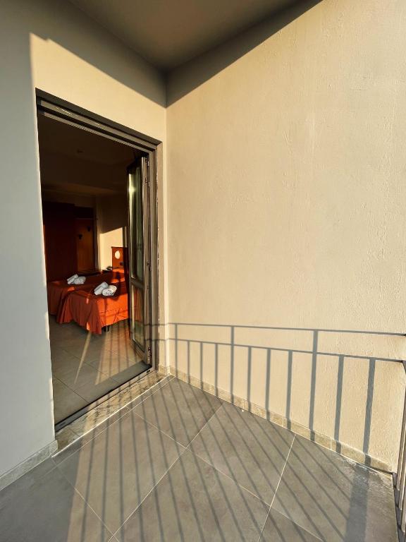 Postel nebo postele na pokoji v ubytování Aba Hotel