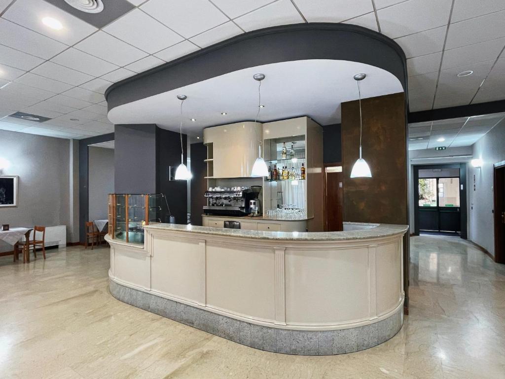 Vstupní hala nebo recepce v ubytování Aba Hotel