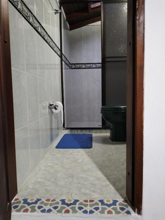 Koupelna v ubytování Vivienda turística Doña Barbara