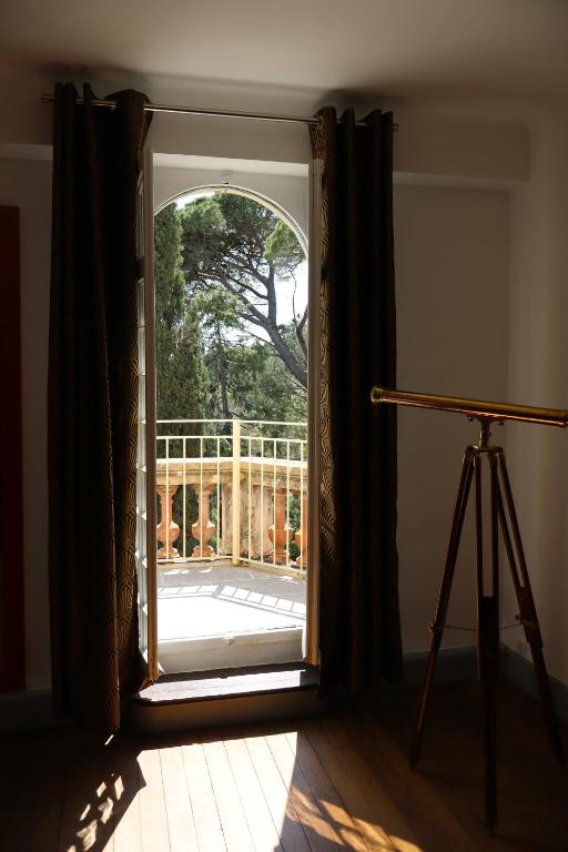 Balkón nebo terasa v ubytování Château de Taradel