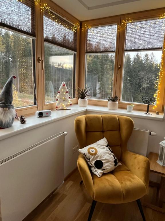 Posezení v ubytování Slunečný apartmán