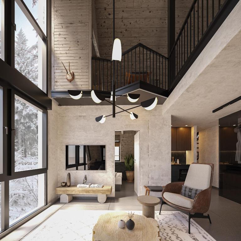 Zona d'estar a Anika - Mountain Home