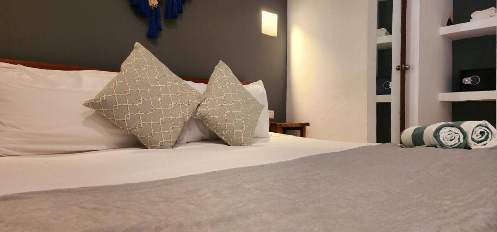 Postel nebo postele na pokoji v ubytování Hotel Kin Tulum Jungle Deluxe