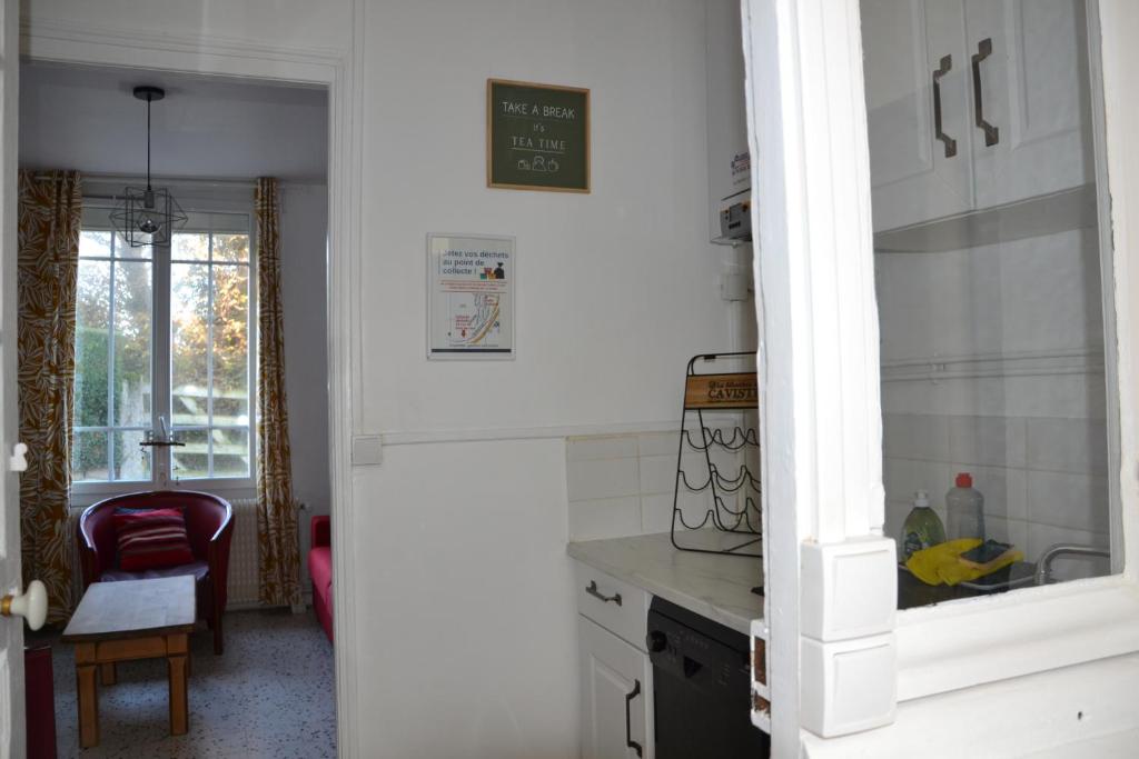 Kuchyň nebo kuchyňský kout v ubytování La Belle Aultoise, 4 chambres, WIFI, Vue mer, Baie de Somme