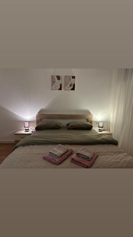 Postel nebo postele na pokoji v ubytování Residency appartment