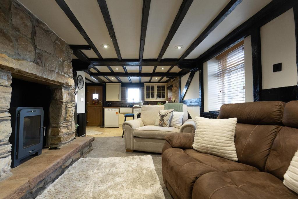 Χώρος καθιστικού στο WILSONS COTTAGE - Cosy Cottage based in the Lake District