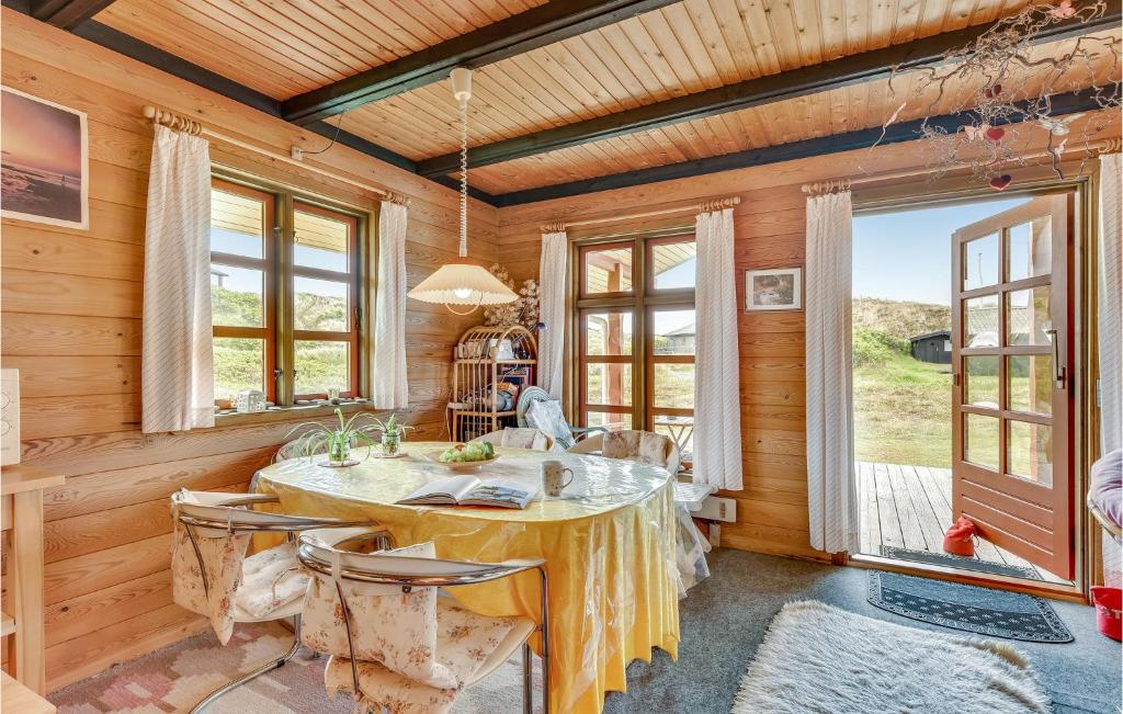 Posezení v ubytování Hoejris Hus