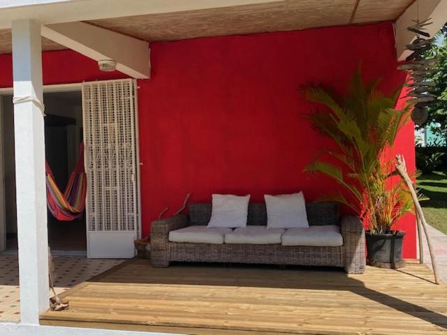 Balkón nebo terasa v ubytování Villa Coco Caraïbes