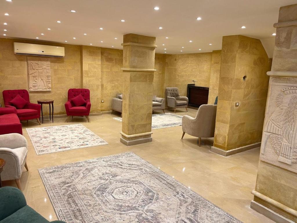 Ruang duduk di Rihana pyramids hotel