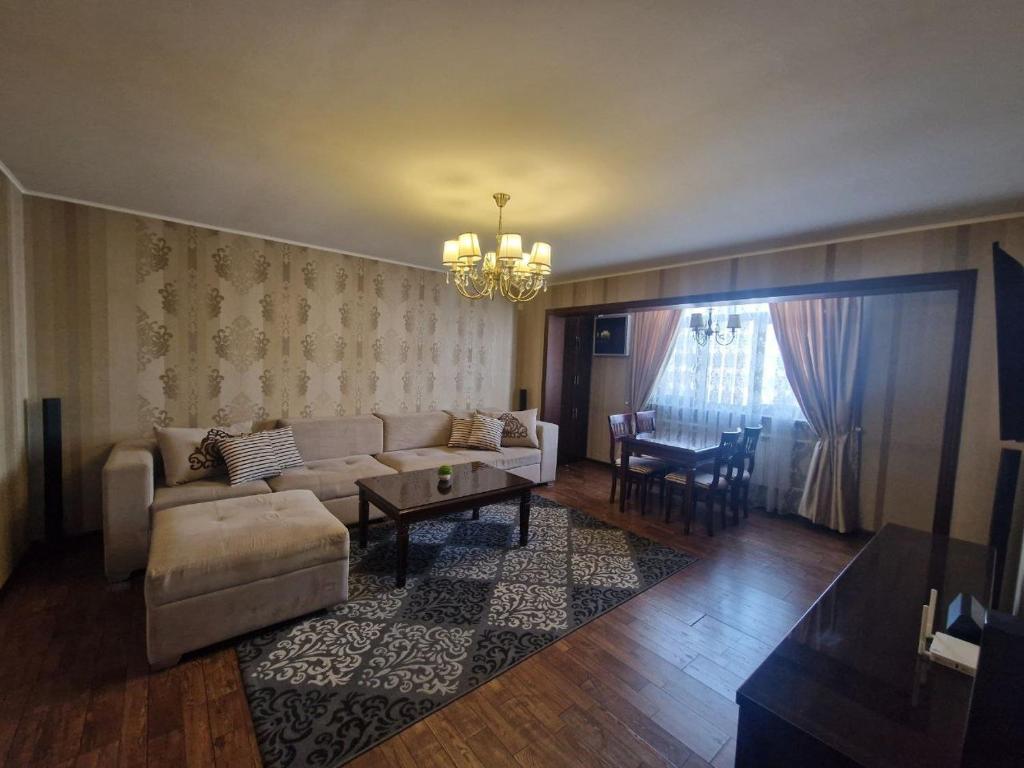 Χώρος καθιστικού στο apartment Tashkent 1 bedroom